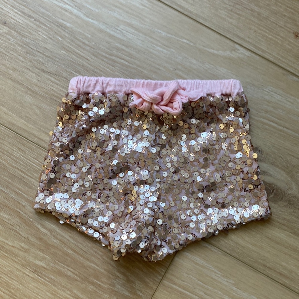 Sequin sparkly shorts